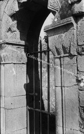 OLD CHURCH DETAIL OF  DOORWAY